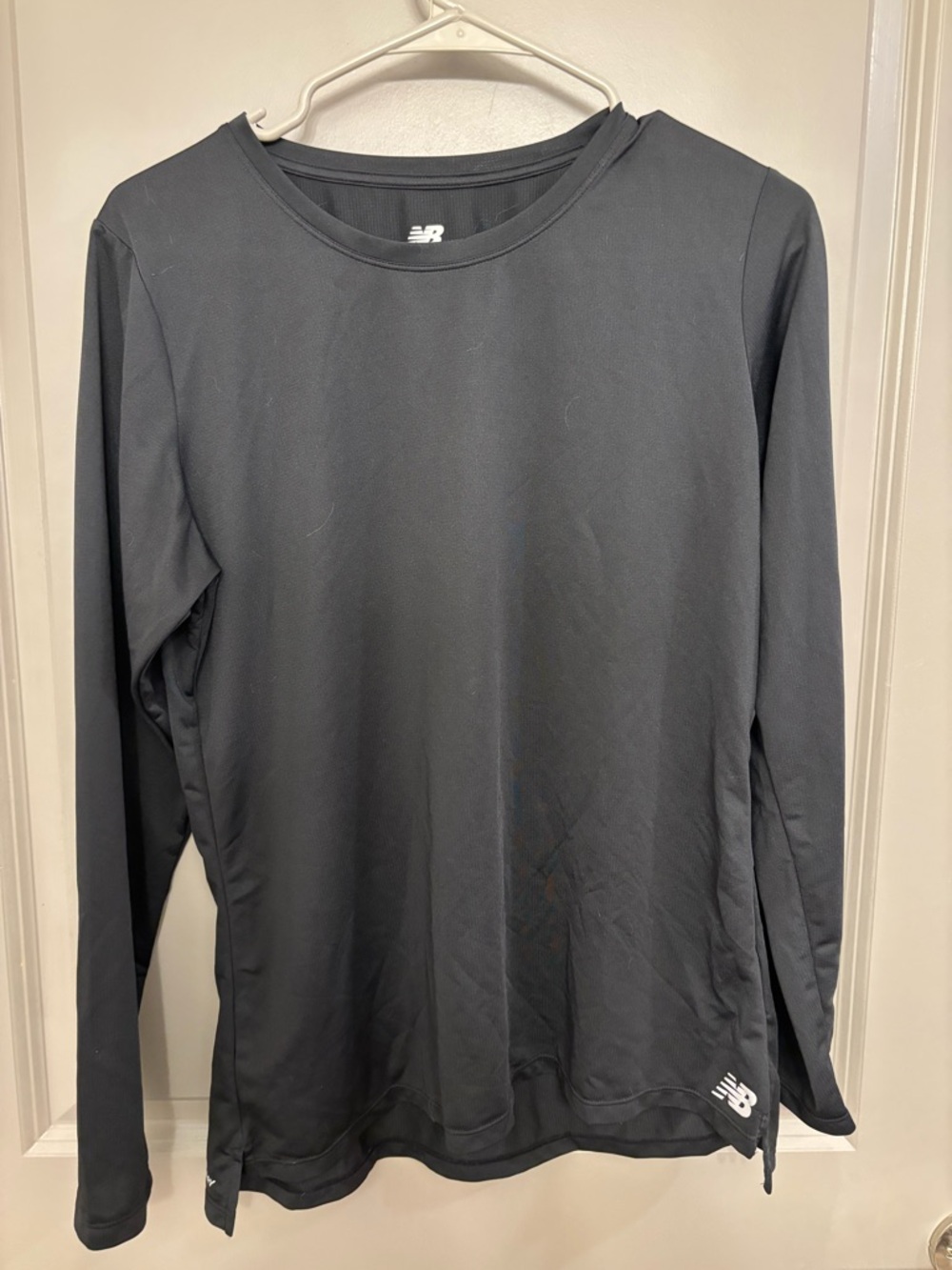 New Balance Women’s Long Sleeve Athletic Top — Black